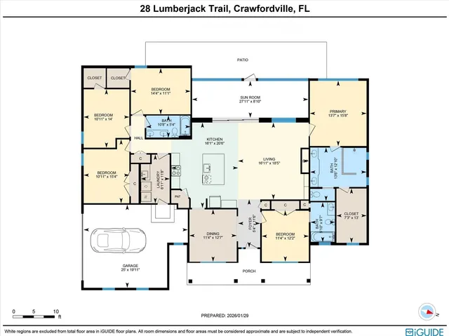 $585,000 | 28 Lumberjack Trail, Crawfordville, FL 32327