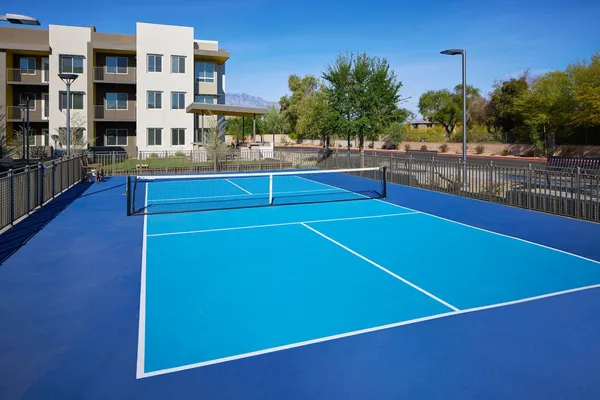 a view of a tennis court