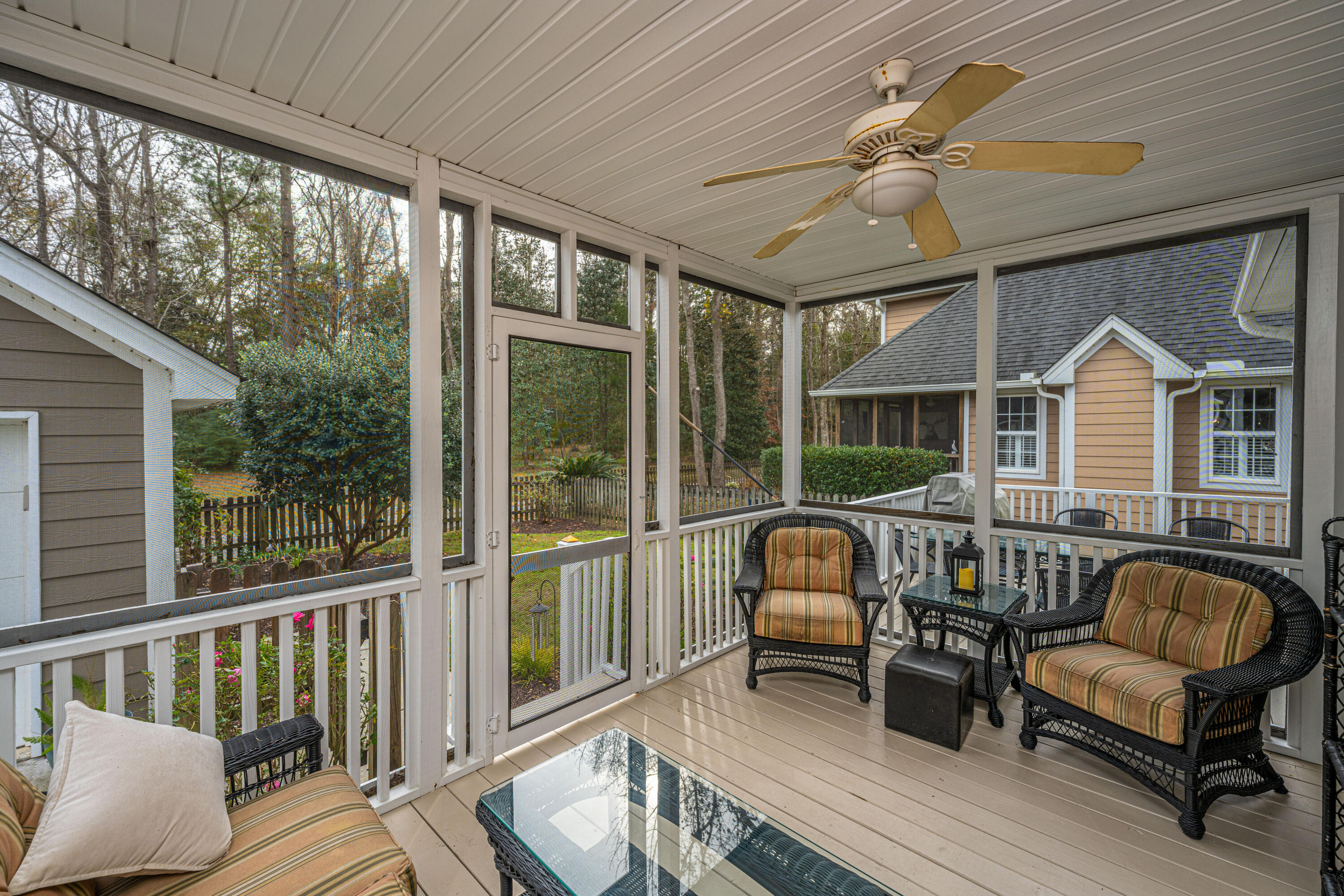 671 Fair Spring Drive Charleston, SC 29414 - Photo 40 of 46 Screened Porch Side