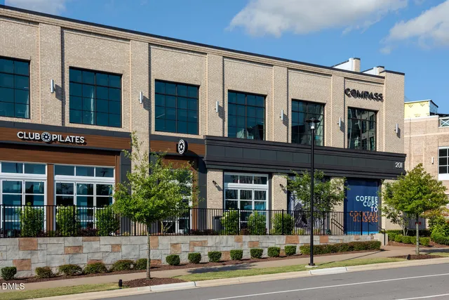a view of a building with a window
