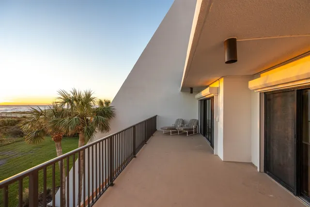 a view of balcony and deck