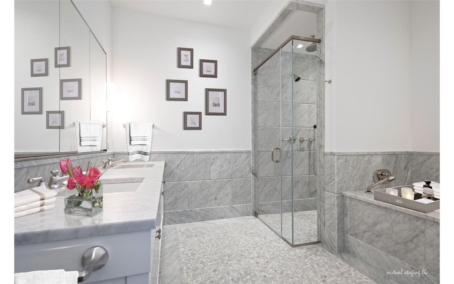 10 Madison Square West, Unit 14F Manhattan, NY 10010 - Photo 9 of 12 a bathroom with a shower