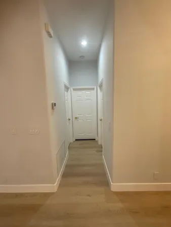 a view of a bathroom from a bathroom