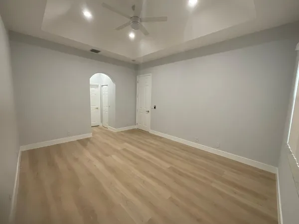a bathroom with a sink double vanity and a shower