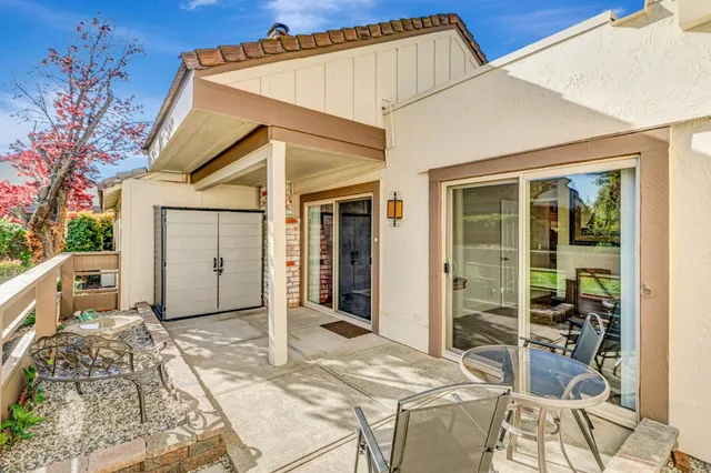 a view of lake from balcony