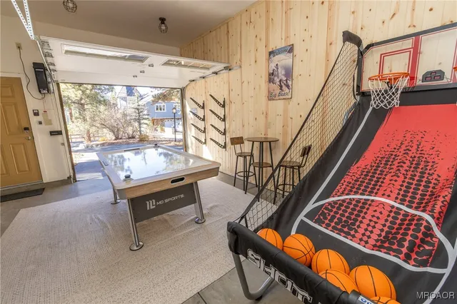 a view of water heater room