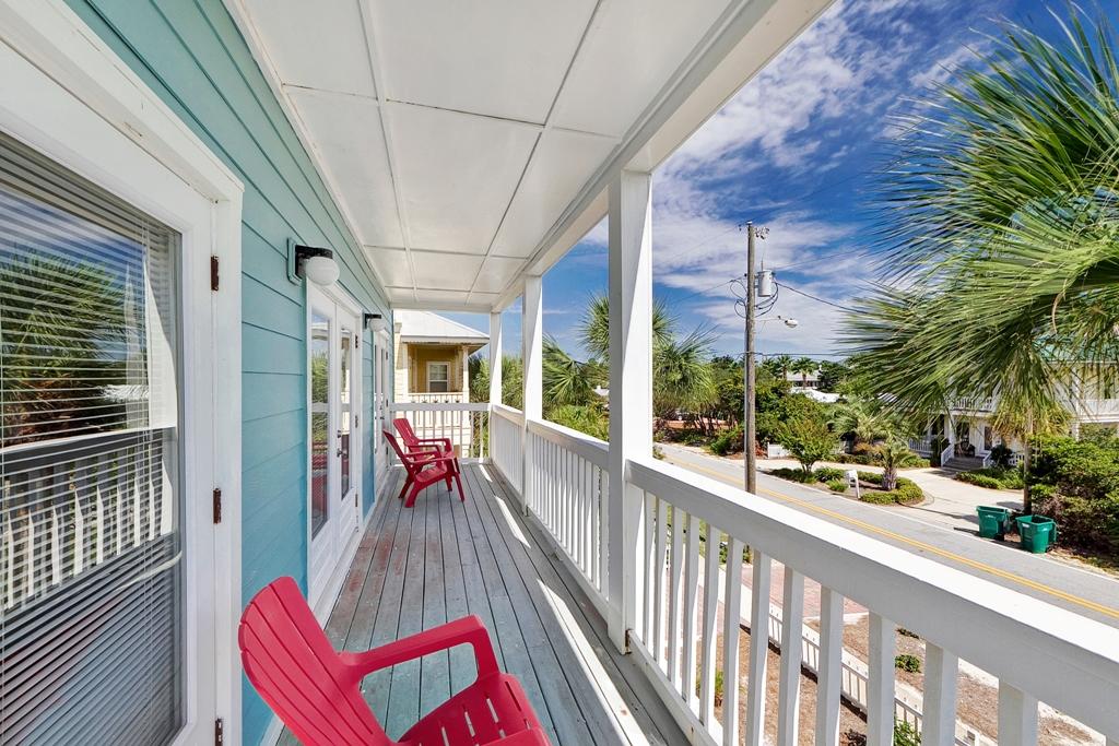 68 Cobia Street Destin, FL 32541 - Photo 35 of 47 a view of balcony with a potted plant