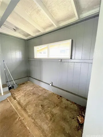 a view of a house with swimming pool and porch with furniture