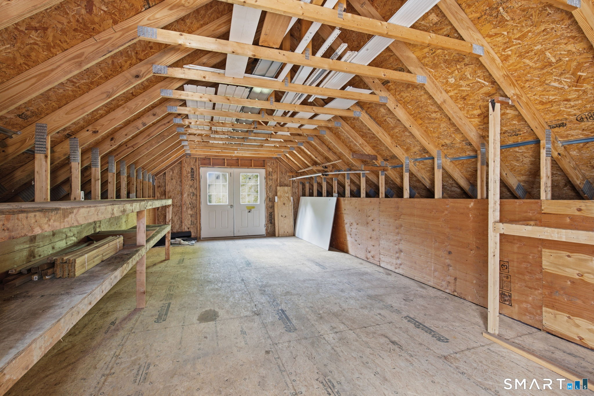 10 Eaton Road Tolland, CT 06084 - Photo 36 of 37 Loft above garage - potential for additional finished space!