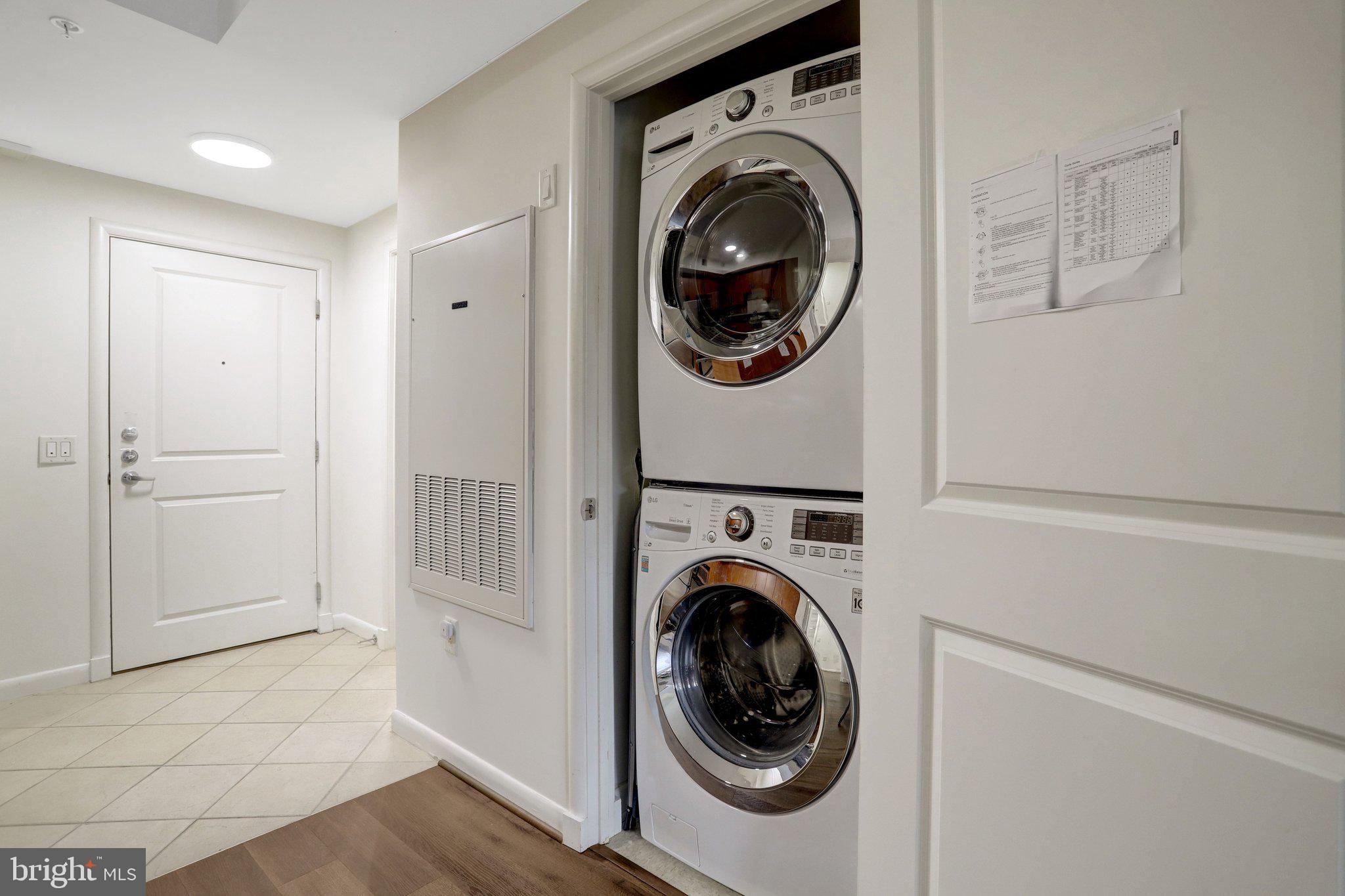 1021 North Garfield Street, Unit 315 Arlington, VA 22201 - Photo 22 of 43 Stacked laundry