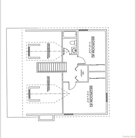 a picture of a room with a white wall and a picture of the view of a very nice looking background