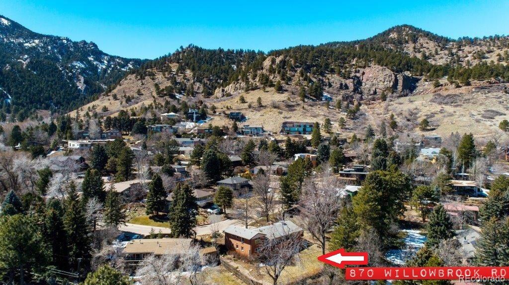 870 Willowbrook Road Boulder, CO 80302 - Photo 29 of 30 an aerial view of multiple house