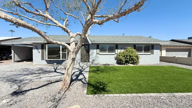 a house view with a sitting space