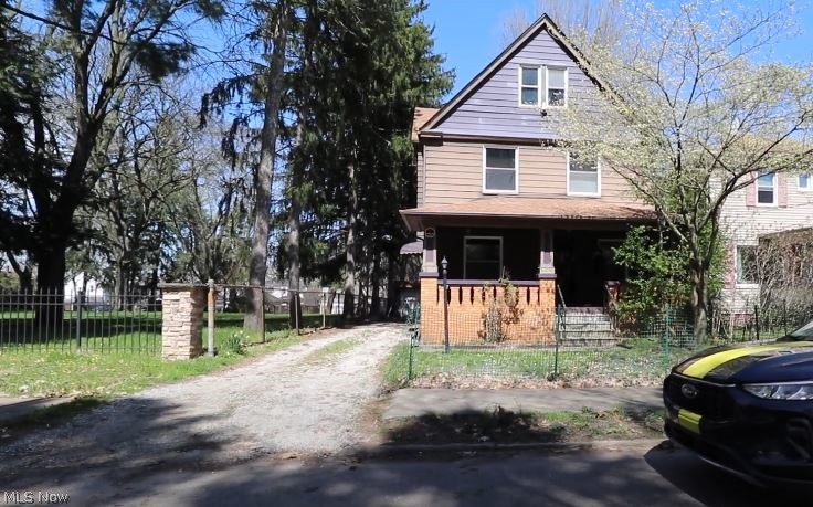 3616 Broadview Road Cleveland, OH 44109 - Photo 1 of 2 View of front facade featuring covered porch