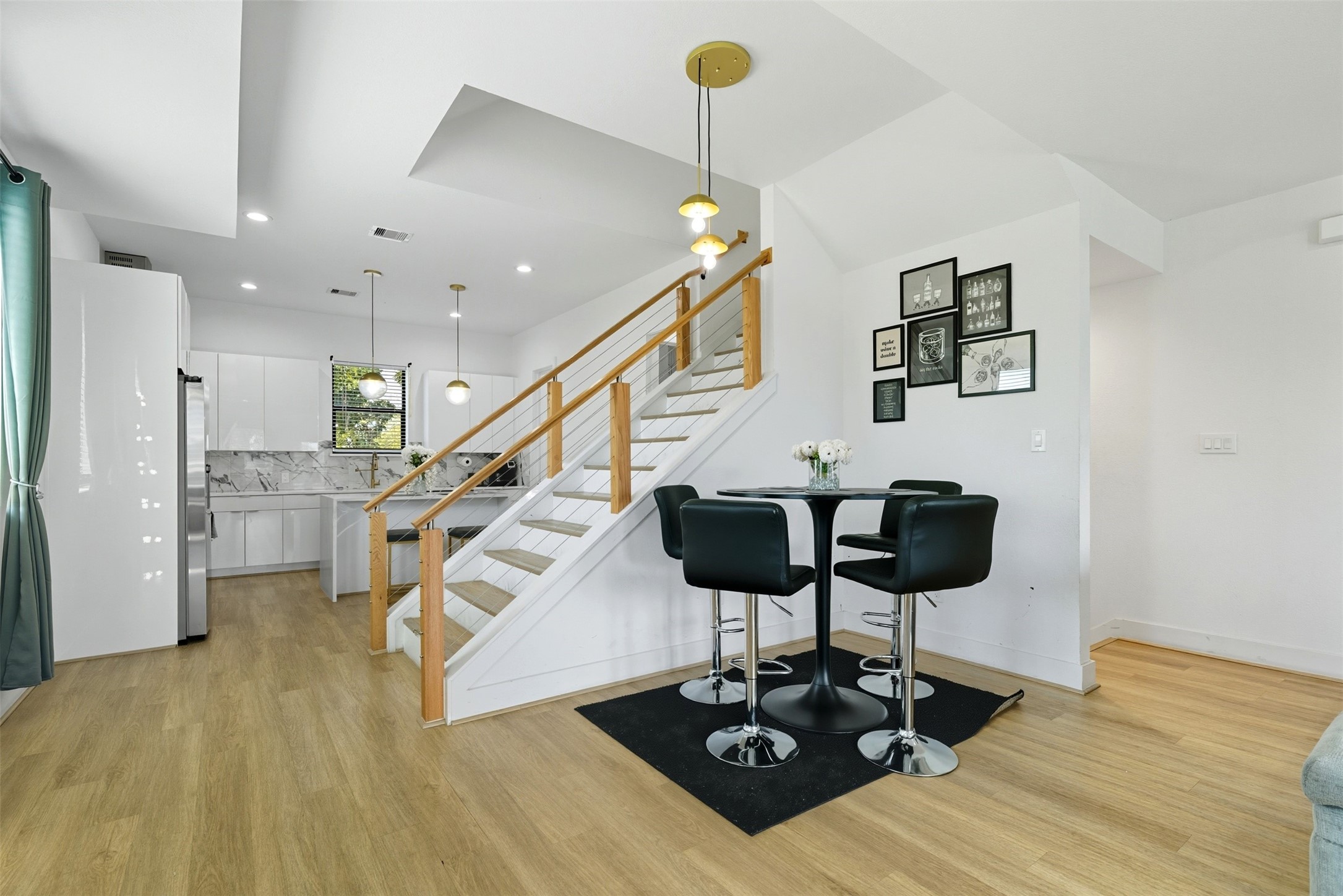 3605 Bremond Street Houston, TX 77004 - Photo 6 of 35 a view of a livingroom with furniture and wooden floor
