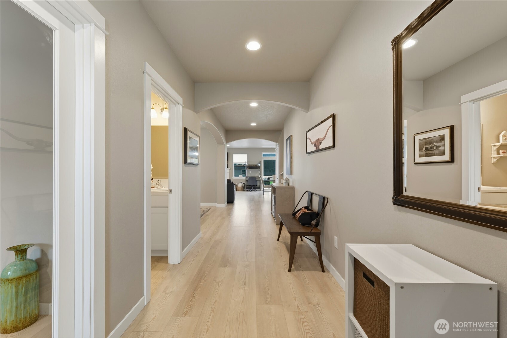 1382 Caprio Loop Walla Walla, WA 99362 - Photo 2 of 36 a view of a hallway with seating area