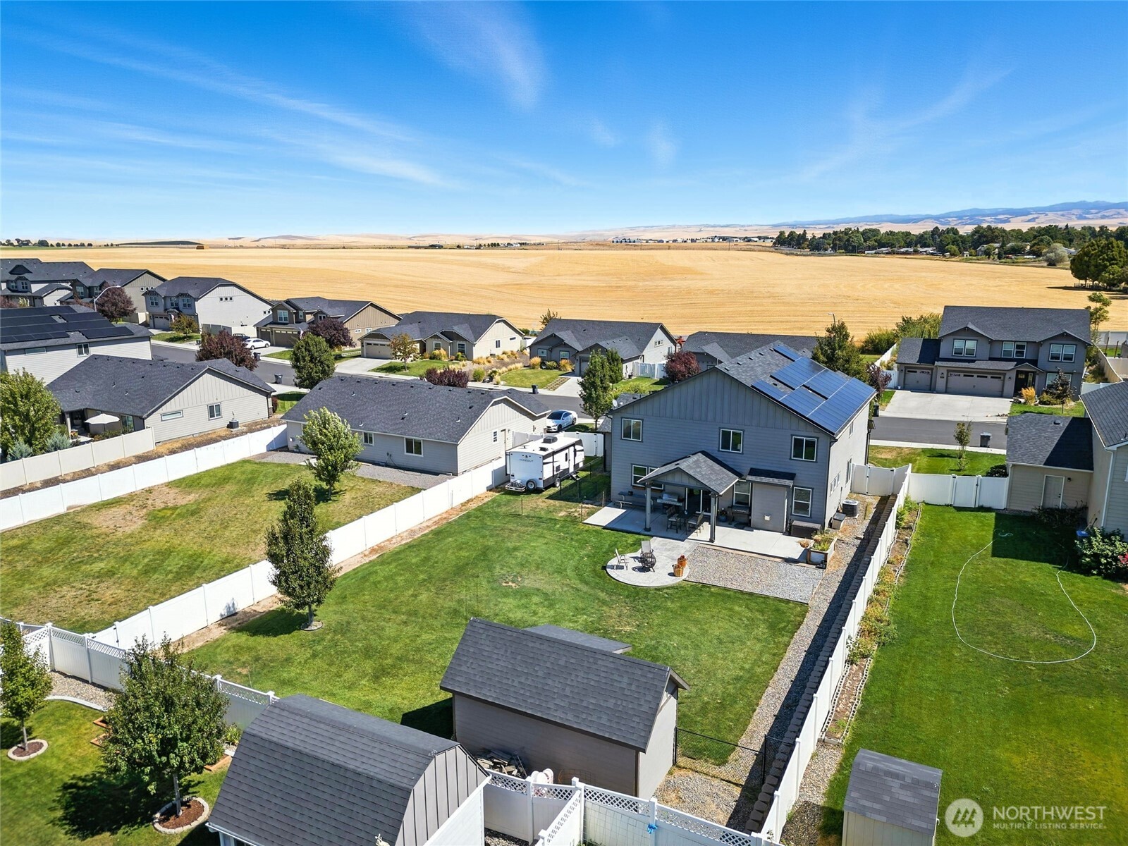 1382 Caprio Loop Walla Walla, WA 99362 - Photo 25 of 36 an aerial view of a house with outdoor space