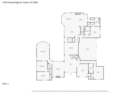 $1,850,000 | 17431 Woods Edge Drive, Dallas, TX 75287