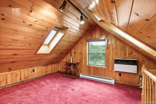 a view of backyard with cabin