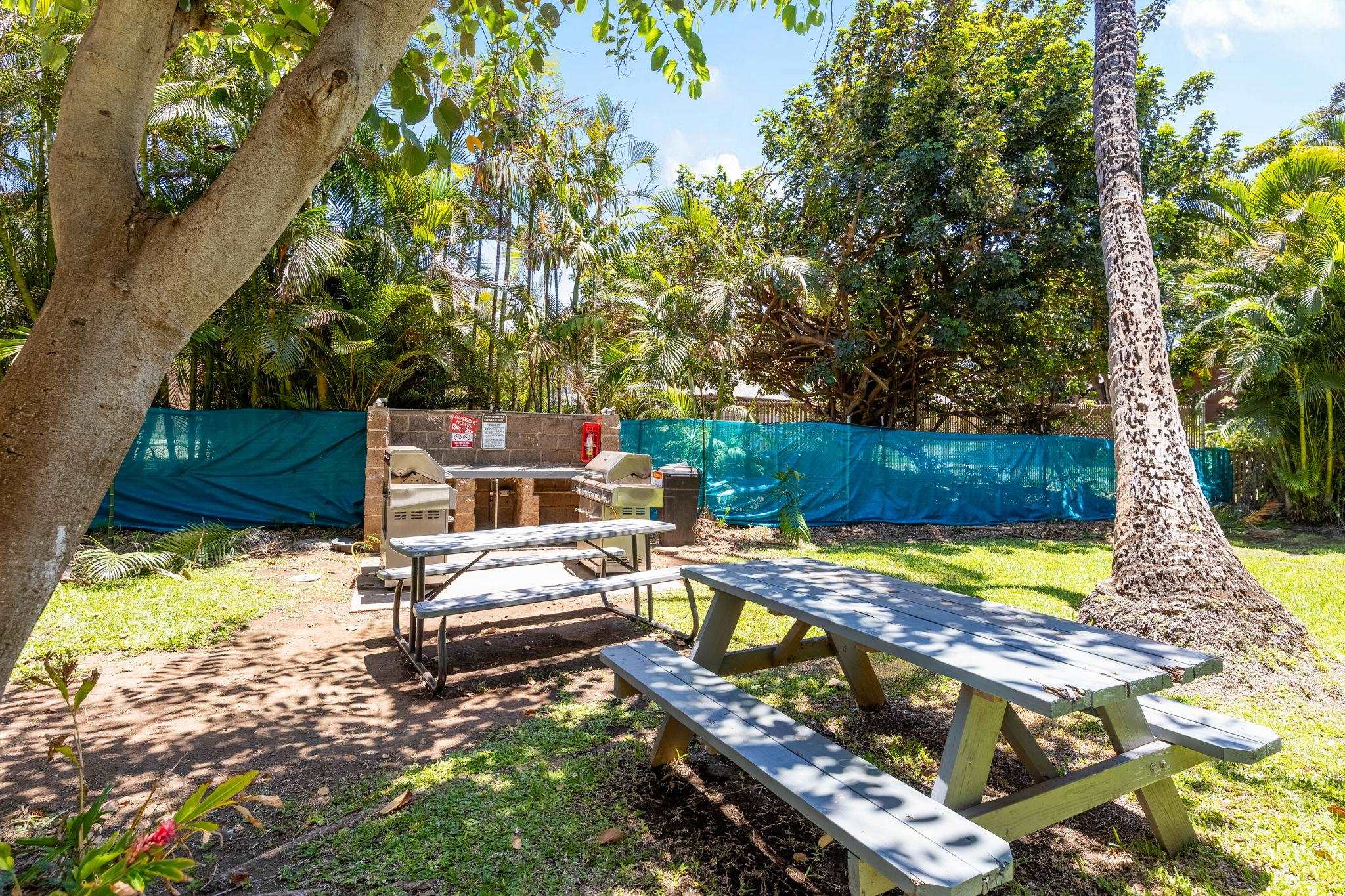 777 South Kihei Road, Unit 221G Kihei, HI 96753 - Photo 35 of 50 a view of a backyard with chairs and a yard