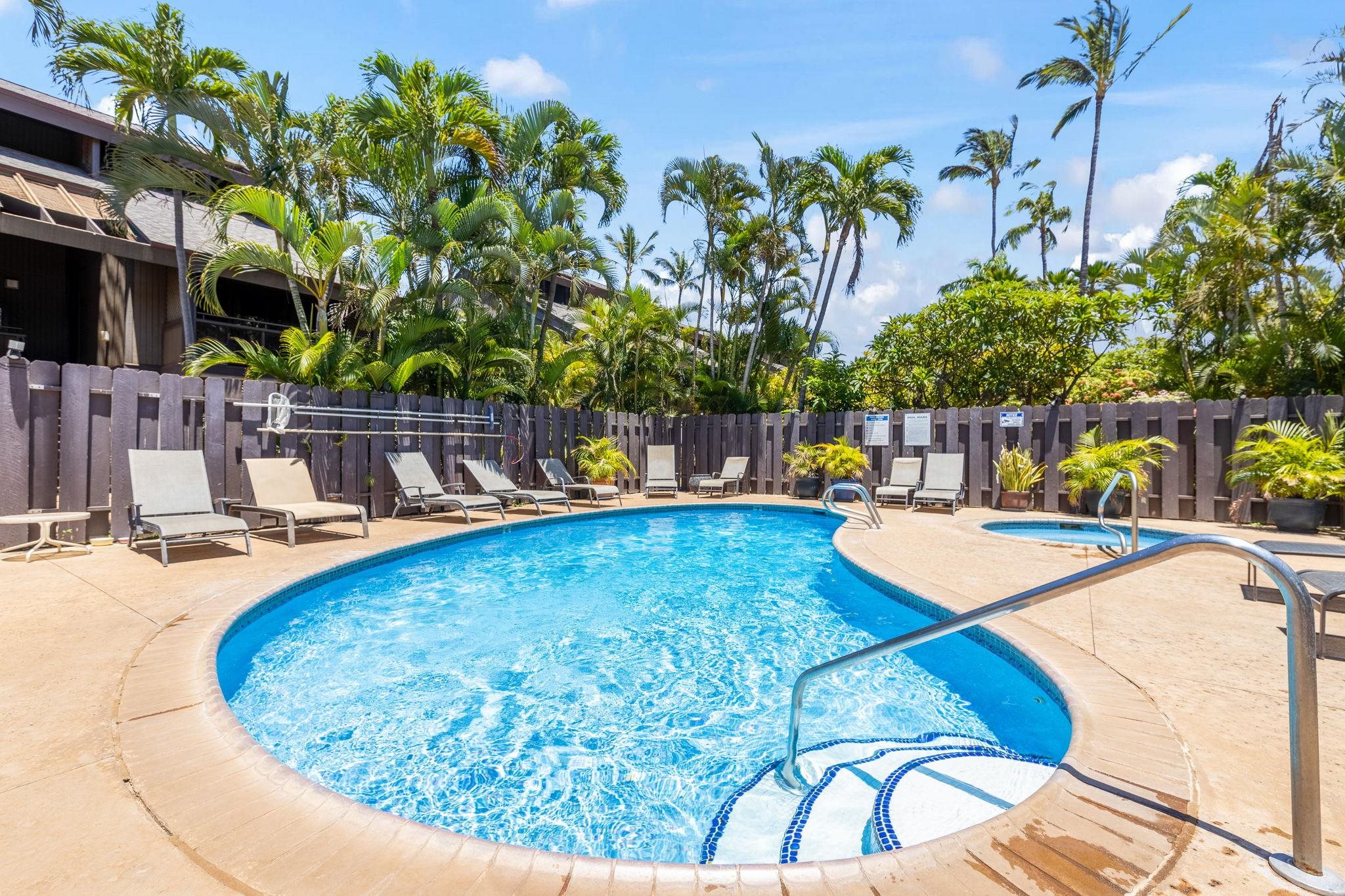 777 South Kihei Road, Unit 221G Kihei, HI 96753 - Photo 42 of 50 a view of a swimming pool with a patio