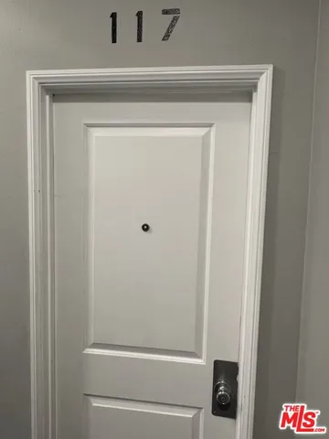 a close view of a closet