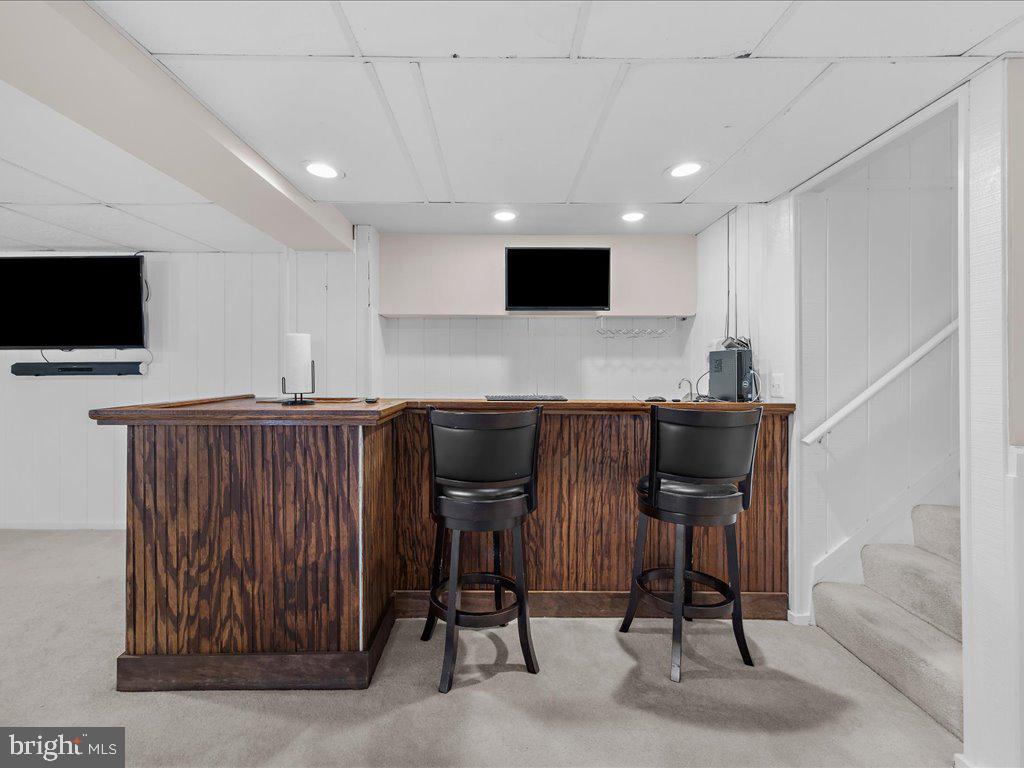 1733 Friar Court Crofton, MD 21114 - Photo 36 of 57 Lower level family room with bar