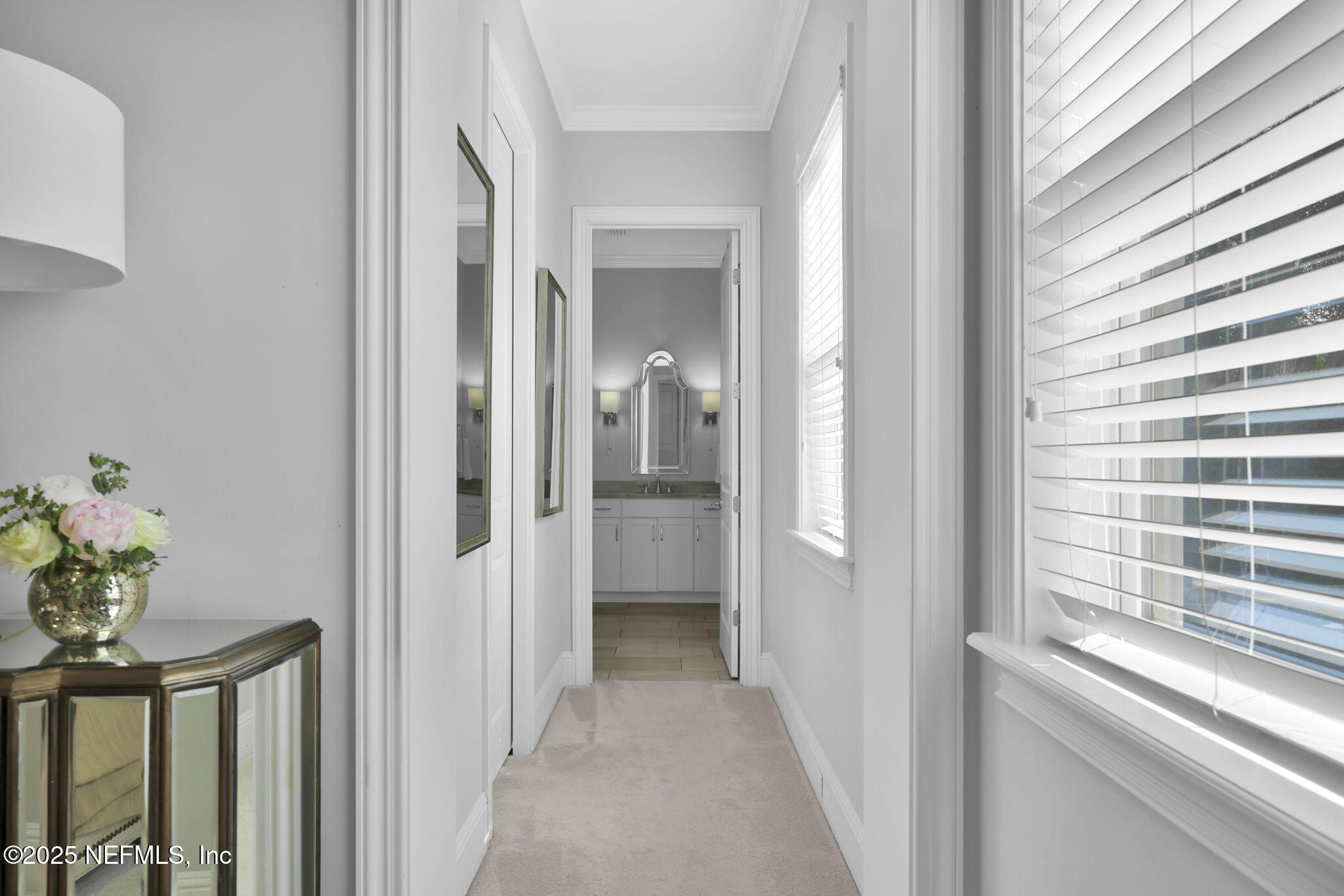 2624 Wrightson Drive Jacksonville, FL 32223 - Photo 32 of 52 a view of a hallway with wooden floor and a dining room