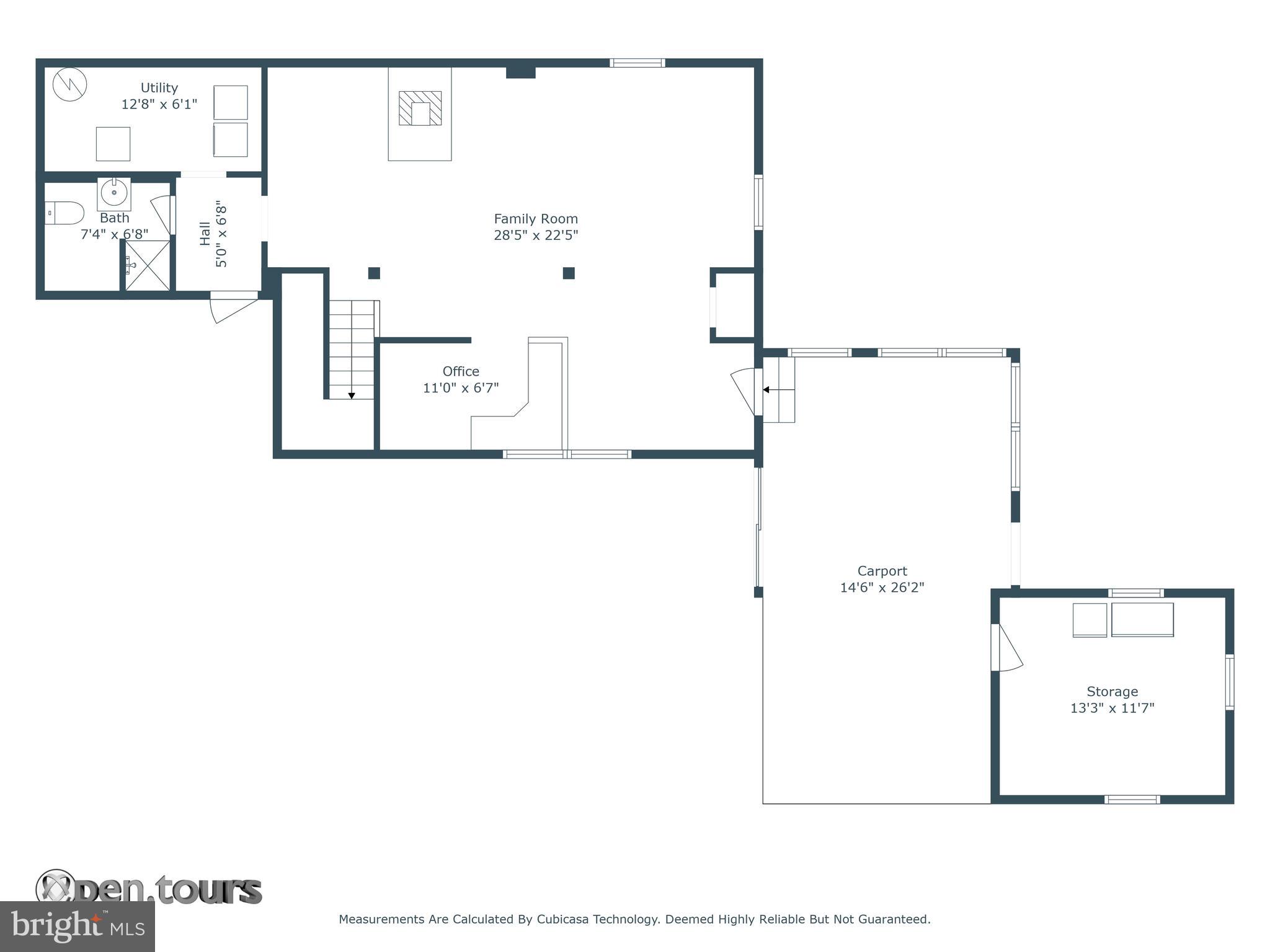 13255 Stamper Road Brogue, PA 17309 - Photo 33 of 36 Lower Level Floor Plan , Car Port & Workshop