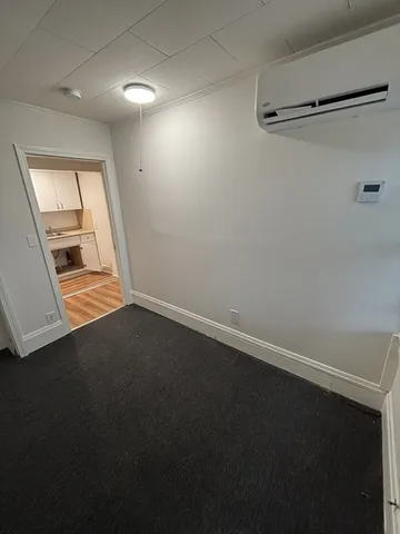 en empty room with windows