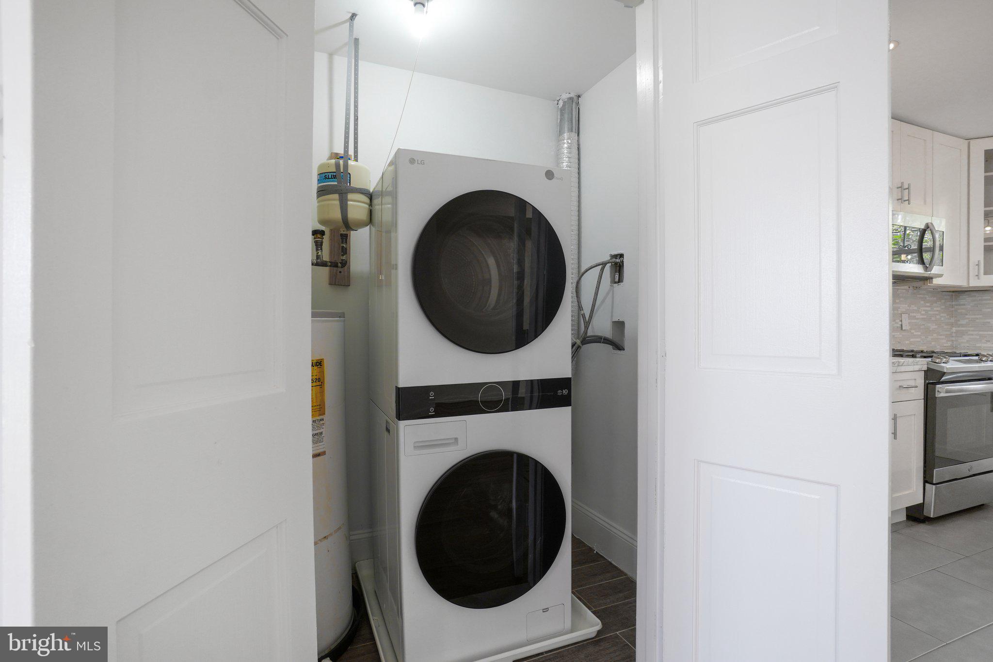 624 19th Street Northeast Washington, DC 20002 - Photo 25 of 29 a utility room with dryer and washer