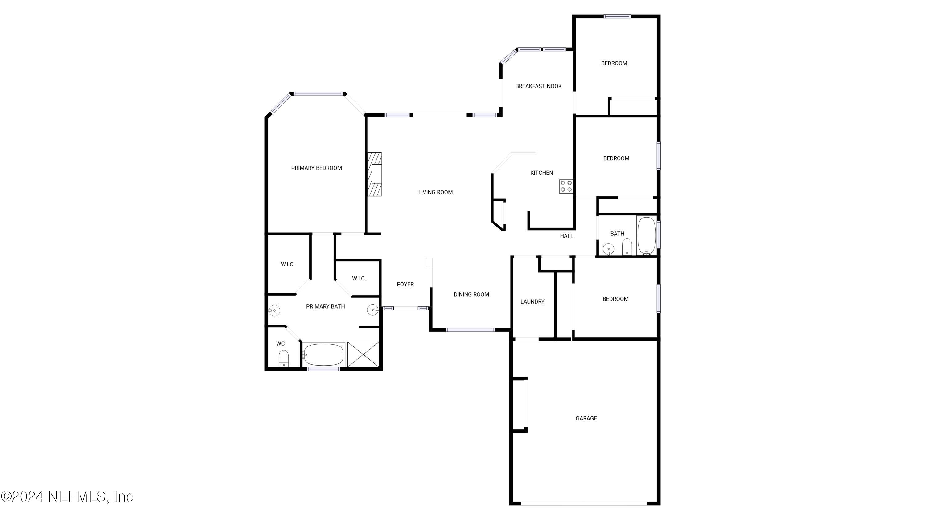 9767 Brockham Court Jacksonville, FL 32221 - Photo 17 of 17 a picture of floor plan