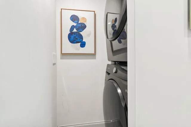 a close up of a wall with a painting on the wall