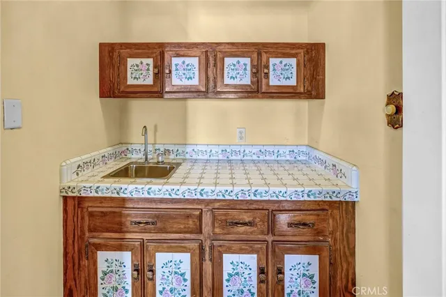 a utility room with a sink