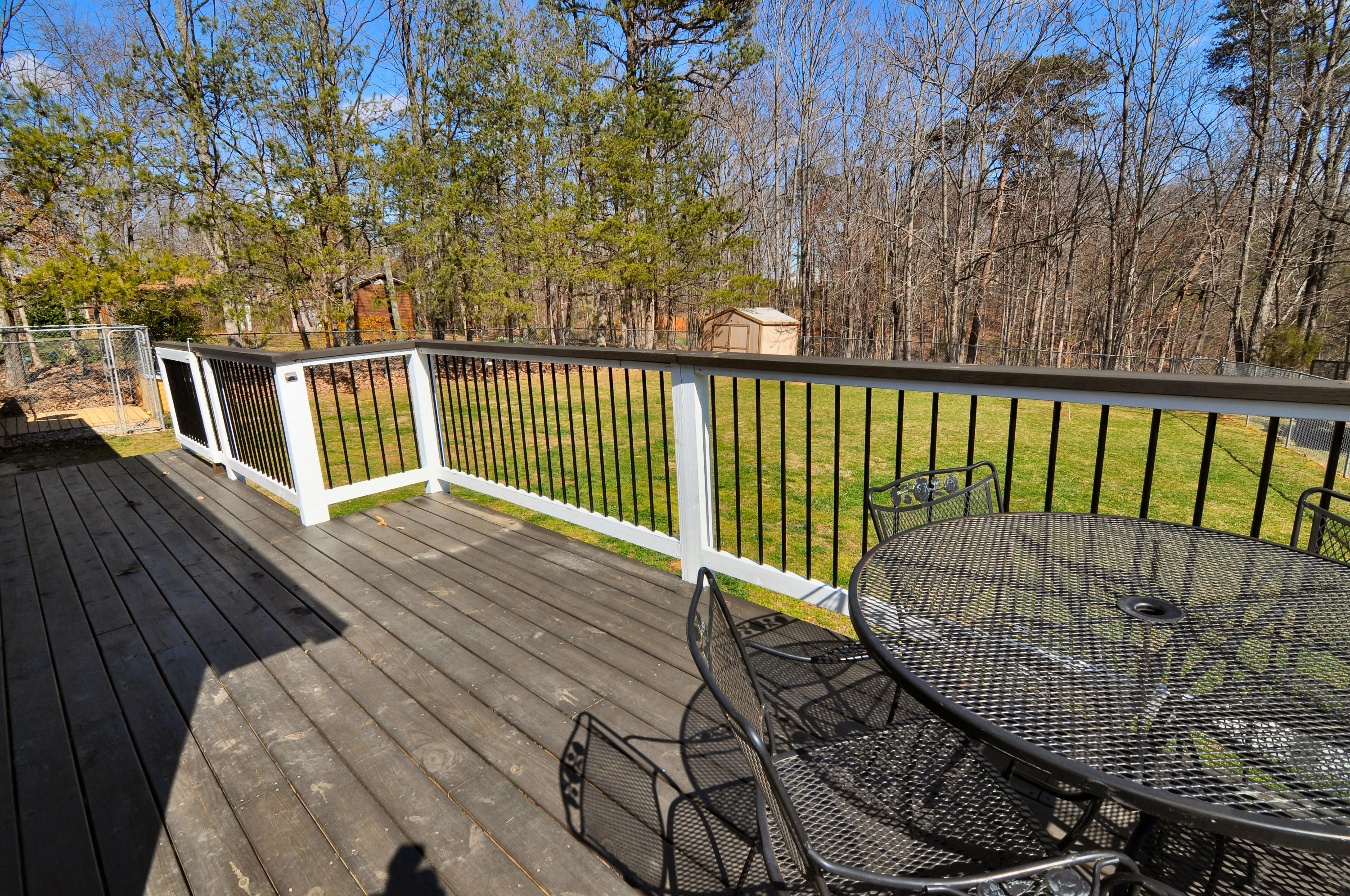 2750 Sandy Level Road Goodview, VA 24095 - Photo 6 of 20 a view of balcony with wooden floor