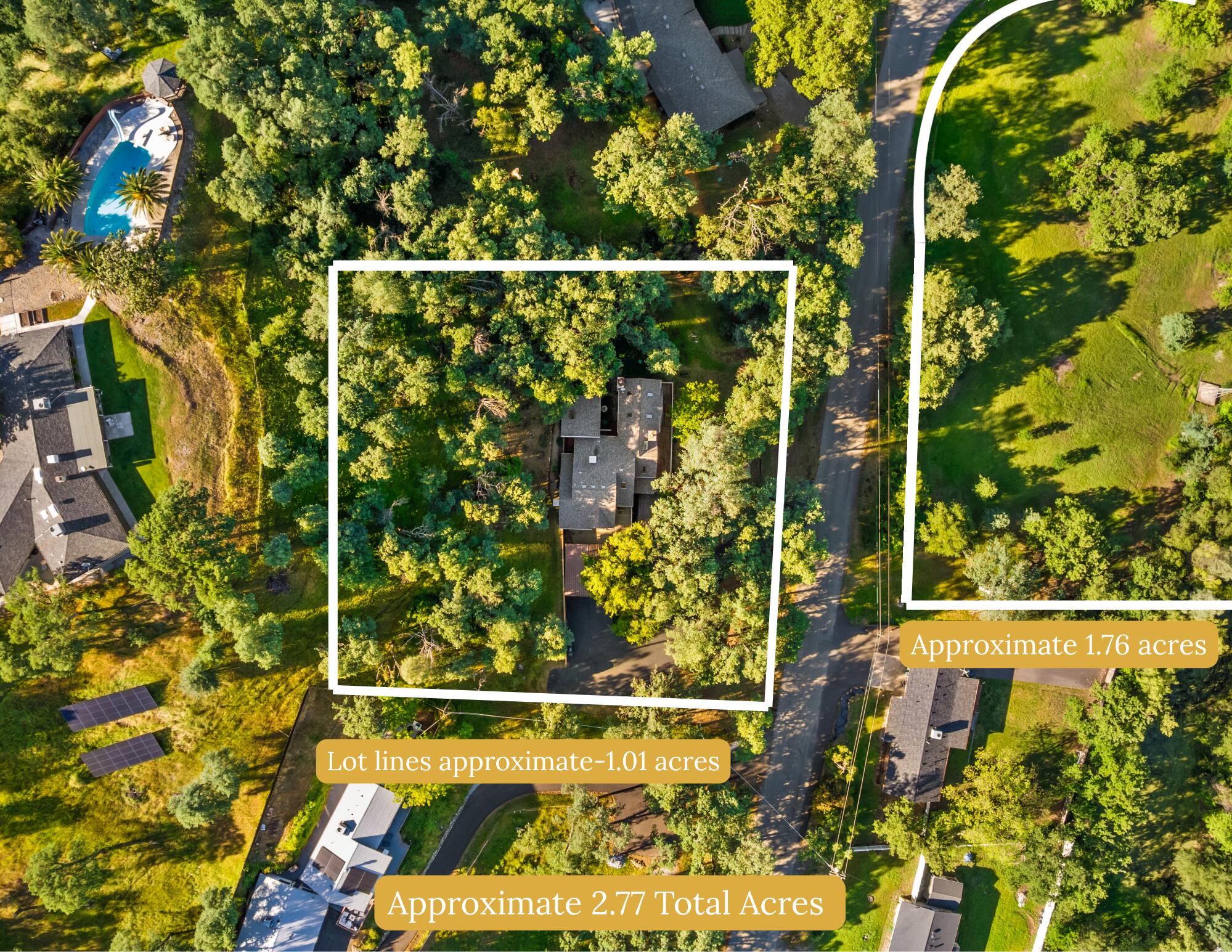 8972 Maynard Road Palo Cedro, CA 96073 - Photo 54 of 54 Lot lines approximate-1.01 acres (5)
