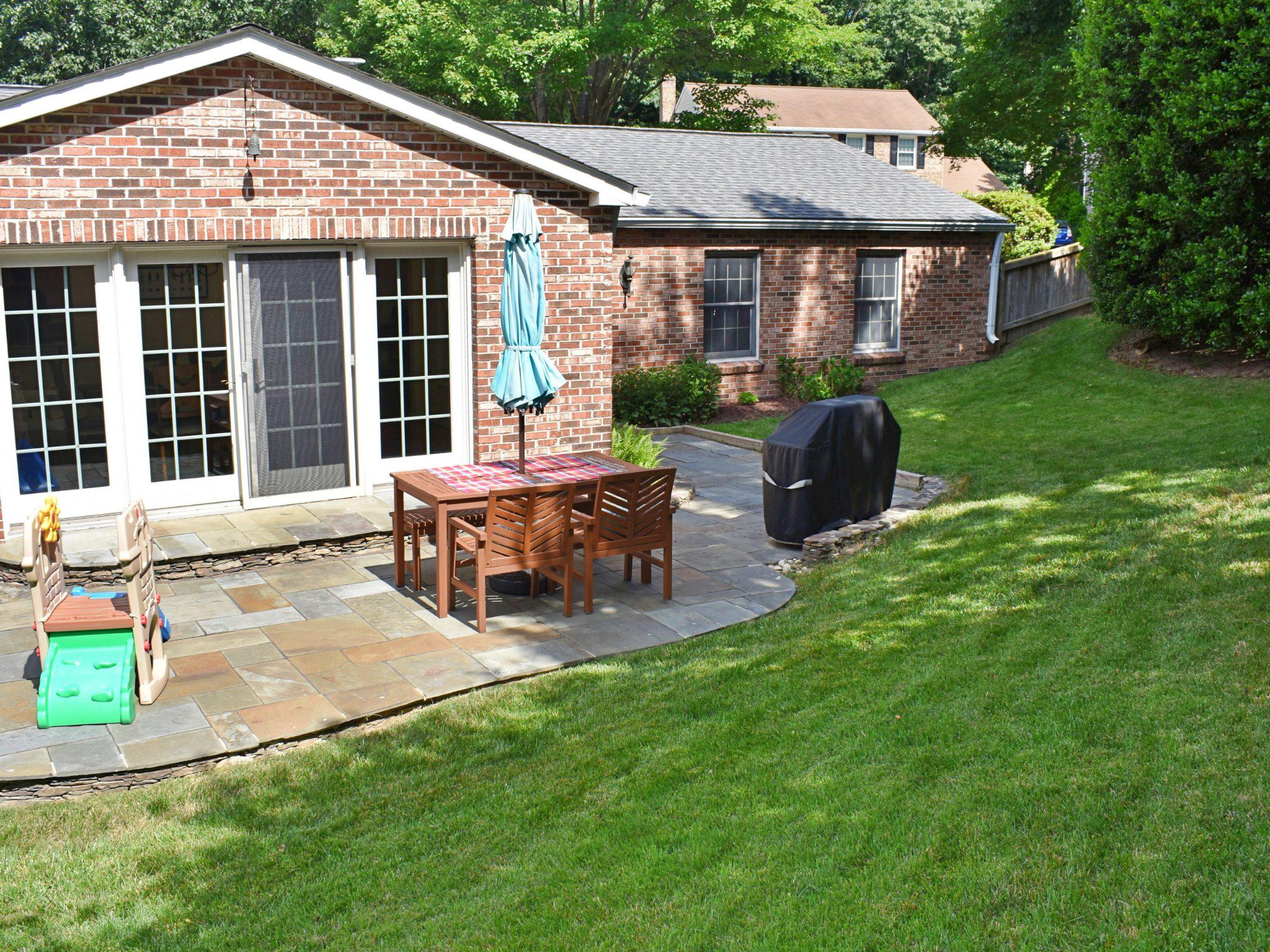 8097 Winding Way Court Springfield, VA 22153 - Photo 33 of 44 Beautiful rear exterior and outdoor space