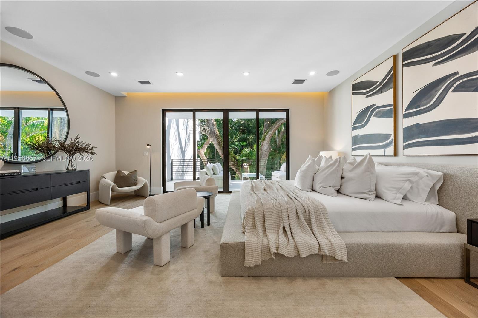 2805 Freeman Street Miami, FL 33133 - Photo 62 of 92 a living room with furniture and a large window