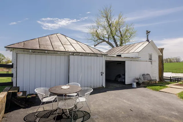 a view of a lake from a balcony