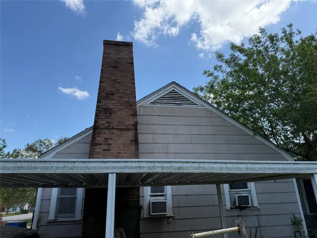 a aerial view of a house