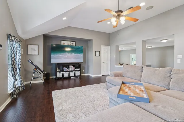 a bathroom with a sink double vanity and a shower