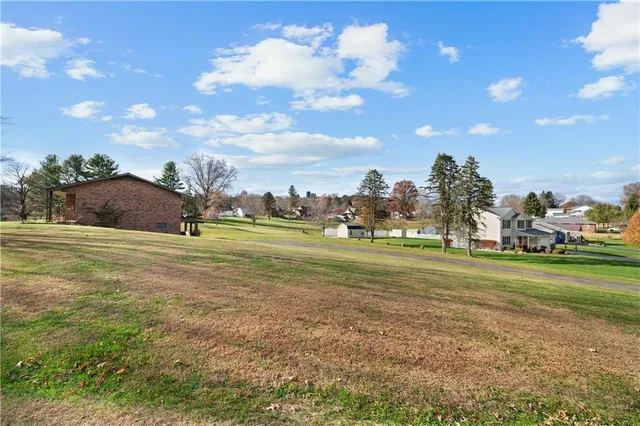 a view of a green field