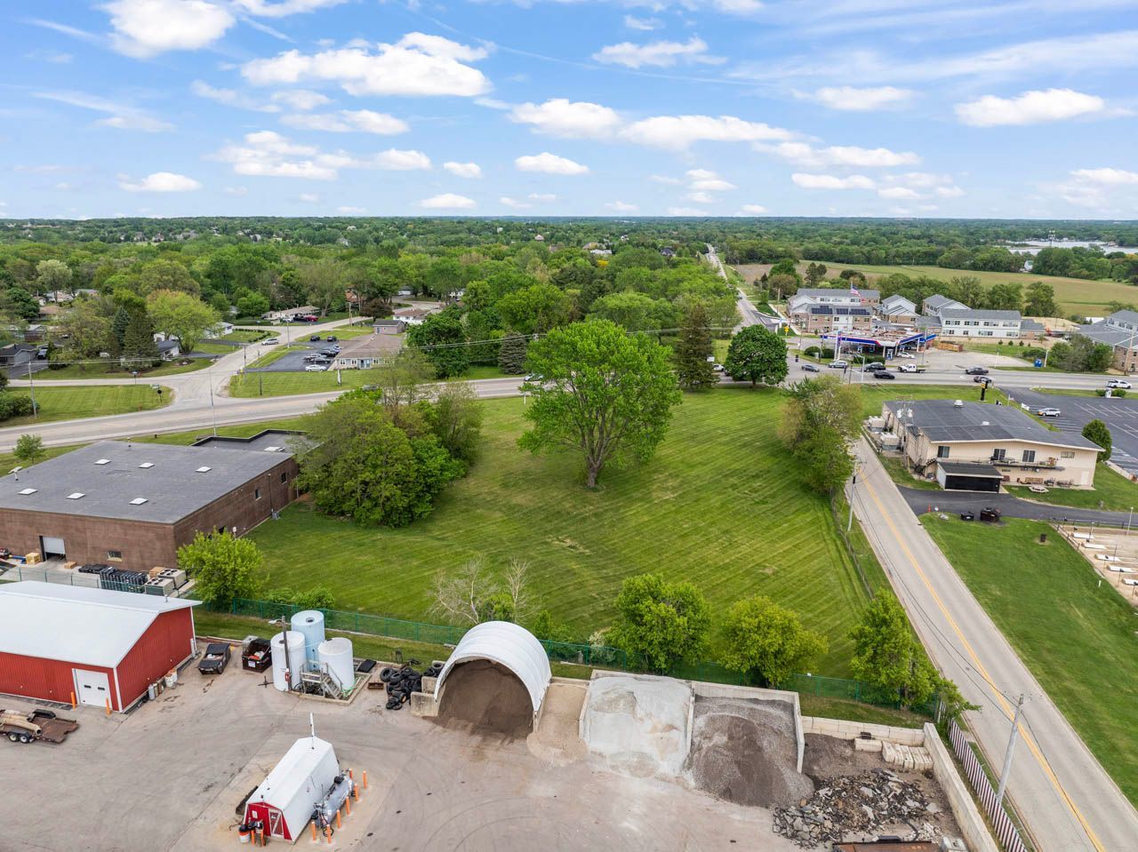 3603 North Richmond Road Johnsburg, IL 60051 - Photo 5 of 6 an aerial view of a house with outdoor space