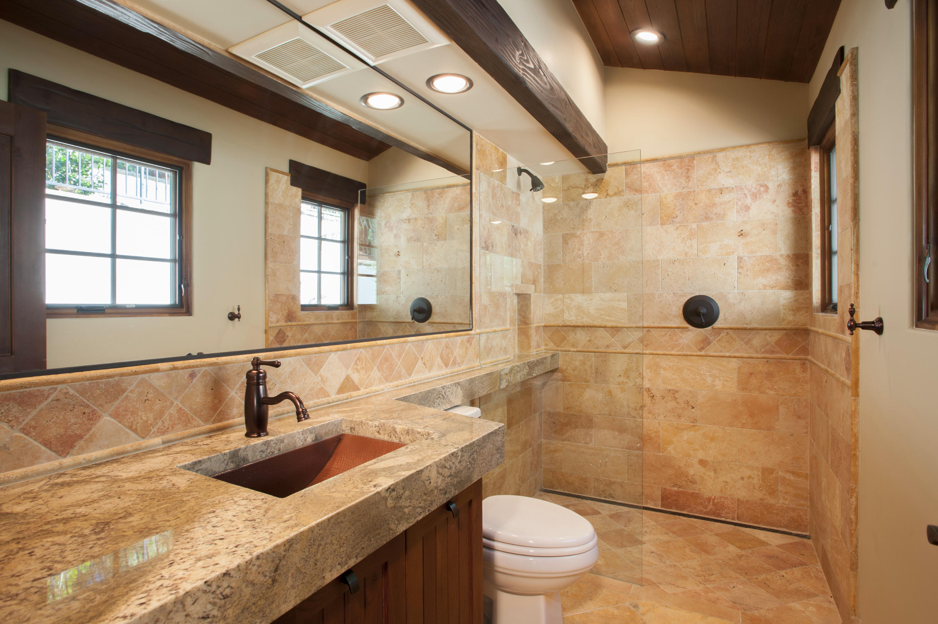 20 Alisal Road Santa Barbara, CA 93103 - Photo 23 of 33 a bathroom with a sink toilet and shower