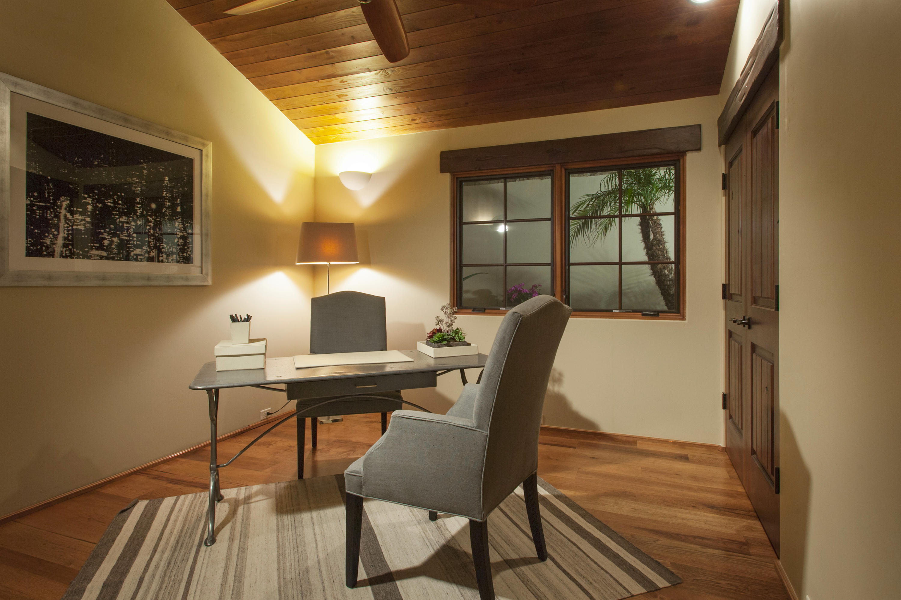 20 Alisal Road Santa Barbara, CA 93103 - Photo 24 of 33 a view of a workspace with furniture and a window