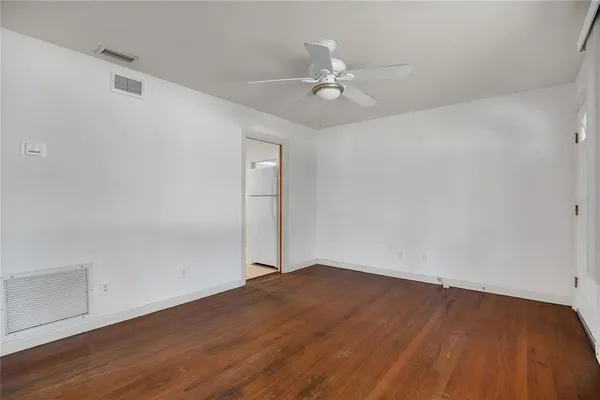 wooden floor in an empty room