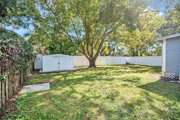 a view of outdoor space with garden