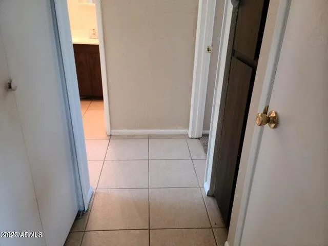 a view of an empty room