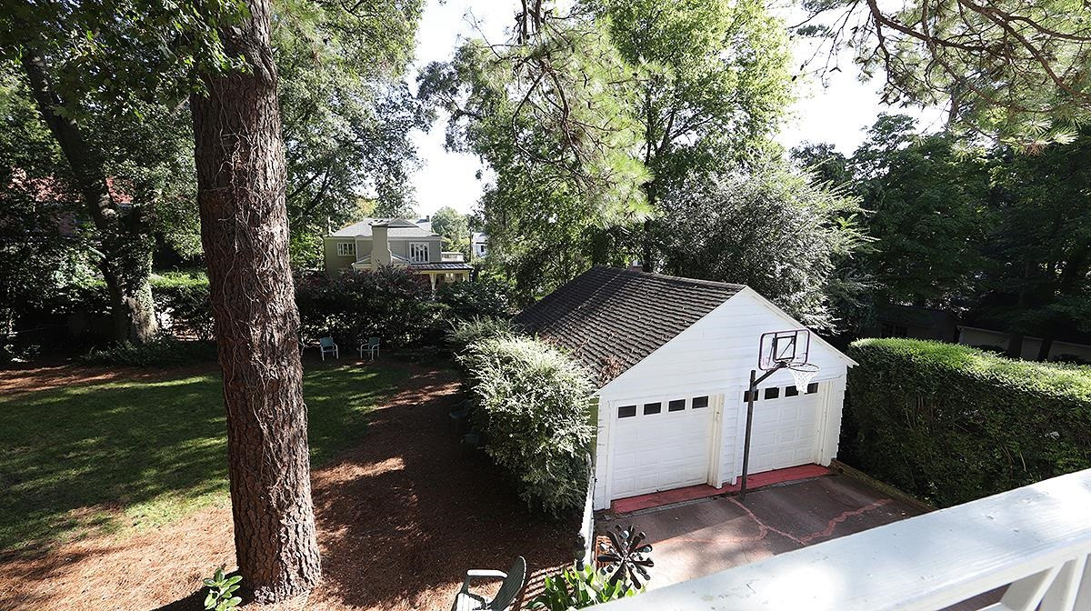 1608 Craig Street Raleigh, NC 27608 - Photo 31 of 42 Another incredibly unique feature that's so hard to find in this area- a 2 Car Garage! It even has a walk up storage space above. 2 Car Garage