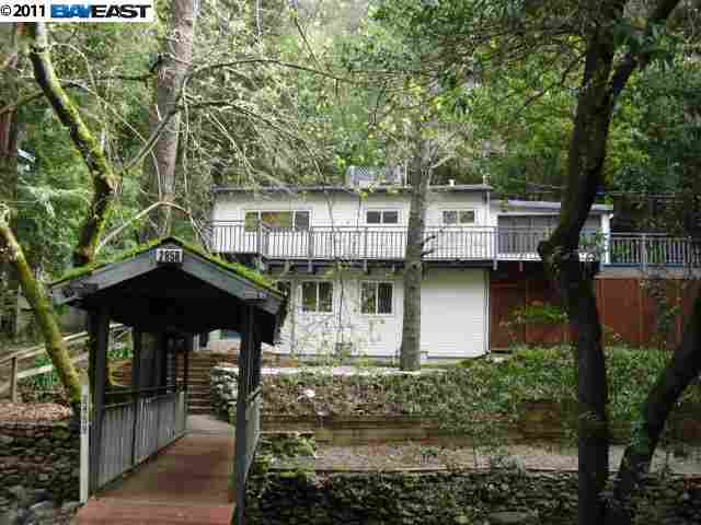 a front view of a house with balcony